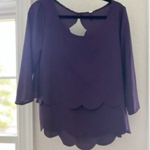 Flowly blouse with open back